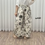دامن شلواری لنین برگ کد P1793 - تصویر 5