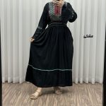 پیراهن گلدوزی وارداتی مدل نازی کد 1778 - Image 5