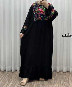 پیراهن نخی مدل پرنس پانچی کد J1786