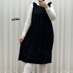 سارافون کوتاه ساده قواره دار کد 1762 - Image 2