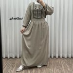 پیراهن ساحلی نخی مدل ساره 2 کد 1756 - تصویر 2