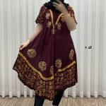 پیراهن ساحلی سنگشور وارداتی لامبادا کد K1886 - تصویر 12