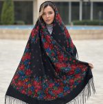 روسری ترکمنی ایرانی مدل تاتار کد 1607