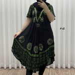 پیراهن ساحلی سنگشور وارداتی لامبادا کد K1886 - تصویر 4