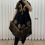 پیراهن ساحلی سنگشور وارداتی لامبادا کد K1886 - تصویر 5