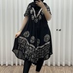 پیراهن ساحلی سنگشور وارداتی لامبادا کد K1886