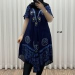 پیراهن ساحلی سنگشور وارداتی لامبادا کد K1886 - تصویر 9