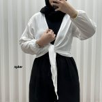 شومیز گره‌ای جنس نخی کد 1846 - تصویر 5