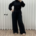 ست شومیز گره ای و شلوار کد S1845 - تصویر 3