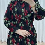 پیراهن ساحلی مدل خسته پامچال کد K1880 - تصویر 4