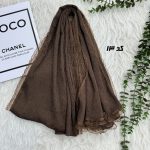 شال ساده برشکا دور دانتل کد 1850 - تصویر 8