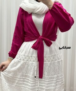 شومیز گره‌ای جنس نخی کد 1846