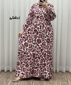 پیراهن گل یخی کد 1748