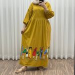 پیراهن لنین مدل بازار کد 1206 - تصویر 7