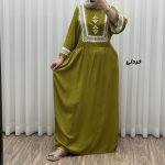 پیراهن نخی مدل پادمیرا R1842 - تصویر 11