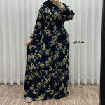پیراهن ساحلی مدل خسته پامچال کد K1880 - تصویر 5