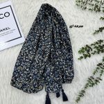 شال طرحدار صابونی کد 1895 - تصویر 6