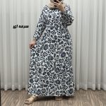 پیراهن گل یخی کد 1748 - تصویر 5