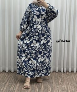 پیراهن ساحلی لنین زامفورس طرحدار کد P1935