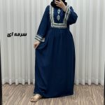 پیراهن ساحلی مدل سرخپوستی کد A1879 - تصویر 2