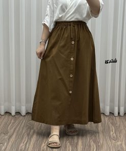 دامن زنانه لنین تمام دکمه کد F1905