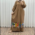 پیراهن لنین مدل بازار کد 1206 - تصویر 3