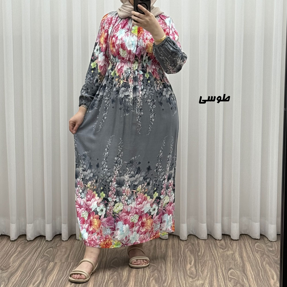 ساحلی حاشیه گلدار کد X1866