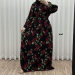 پیراهن ساحلی مدل خسته پامچال کد K1880 - تصویر 2