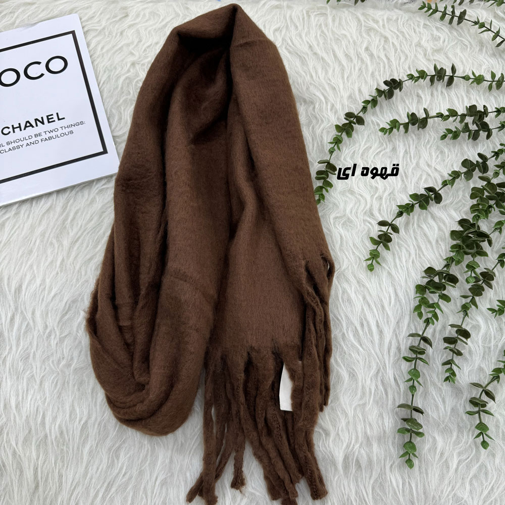 قهوه-ای شال موهر بوکله حراج آخر فصل کد 1888 - تصویر 1