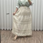دامن زنانه وارداتی خامه دوزی کد K1882 - تصویر 2