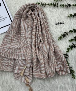شال نخی طرحدار کد 1891