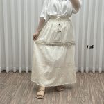 دامن زنانه وارداتی خامه دوزی سلن کم کار کد R1996 - تصویر 4