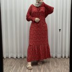 پیراهن ساحلی نخی مچ ماسوره کد P1975 - تصویر 7
