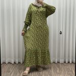 پیراهن ساحلی نخی مچ ماسوره کد P1975 - تصویر 3