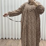 پیراهن سایزبزرگ هندی ماماسایز کد AP1974 - تصویر 5