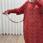 پیراهن ساحلی نخی مچ ماسوره کد P1975 - تصویر 5