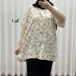 تیشرت نخی پارچه خارجی کد Q1978