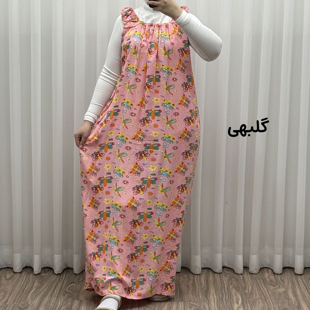 IMG_1156 پیراهن ساحلی زنانه آستین حلقه مدل سنجاقک کد R2002 - تصویر 1