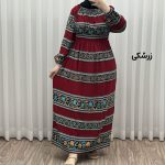 پیراهن ساحلی زنانه مدل نواری کد 2016 - تصویر 6