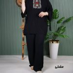 ست بلوز شلوار نخی مدل سنتی کد V2024