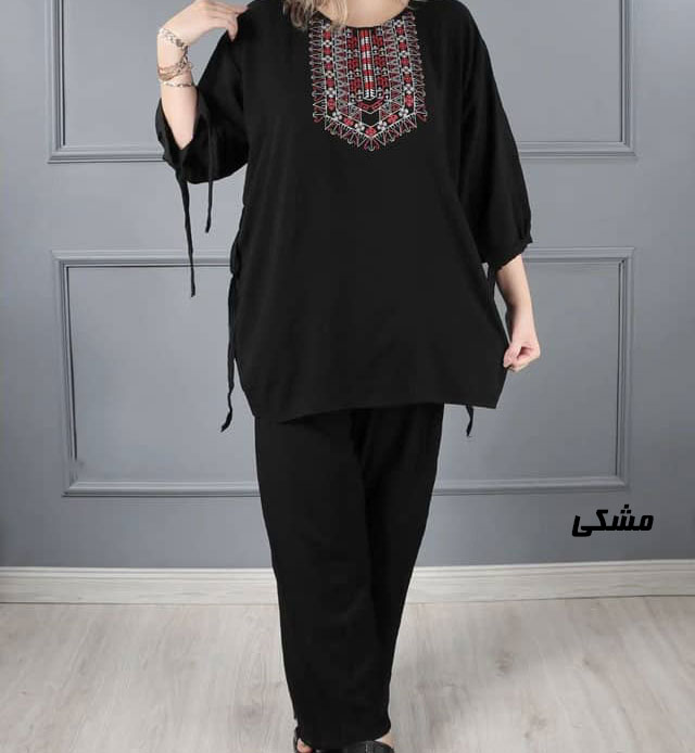 image-2024-05-11T104211 ست بلوز شلوار نخی مدل آیدا کد V2023 - تصویر 1