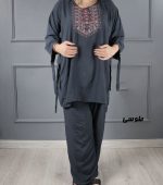 ست بلوز شلوار نخی مدل آیدا کد V2023 - تصویر 8
