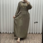 پیراهن گلدوزی نخی مدل خاطره تک جیب کد A1984 - تصویر 12