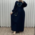 پیراهن گلدوزی نخی مدل خاطره تک جیب کد A1984 - تصویر 3