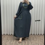 پیراهن گلدوزی نخی مدل خاطره تک جیب کد A1984 - تصویر 6