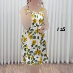 پیراهن کوتاه حلقهای پامچال کد Sh2097 - تصویر 4