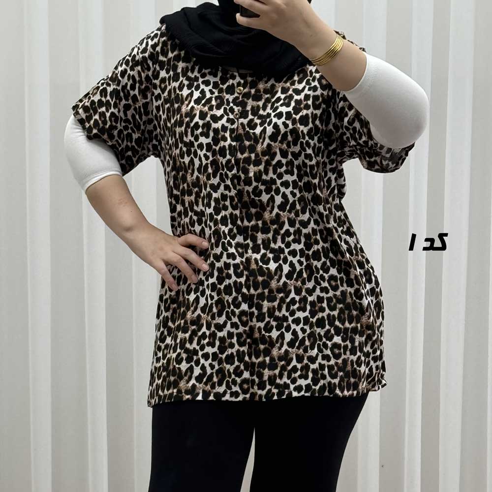 1 تیشرت نخی پارچه خارجی کد i2102 - تصویر 1