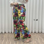 شلوار راحتی نخی پارچه خارجی کد R2091 - تصویر 4