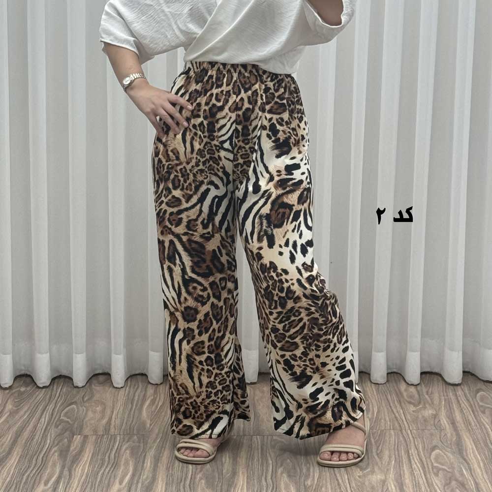 2 شلوار راحتی نخی پارچه خارجی کد R2091 - تصویر 1