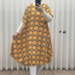 پیراهن ساحلی زنانه لامبادا آستین کوتاه کد H2094 - تصویر 3